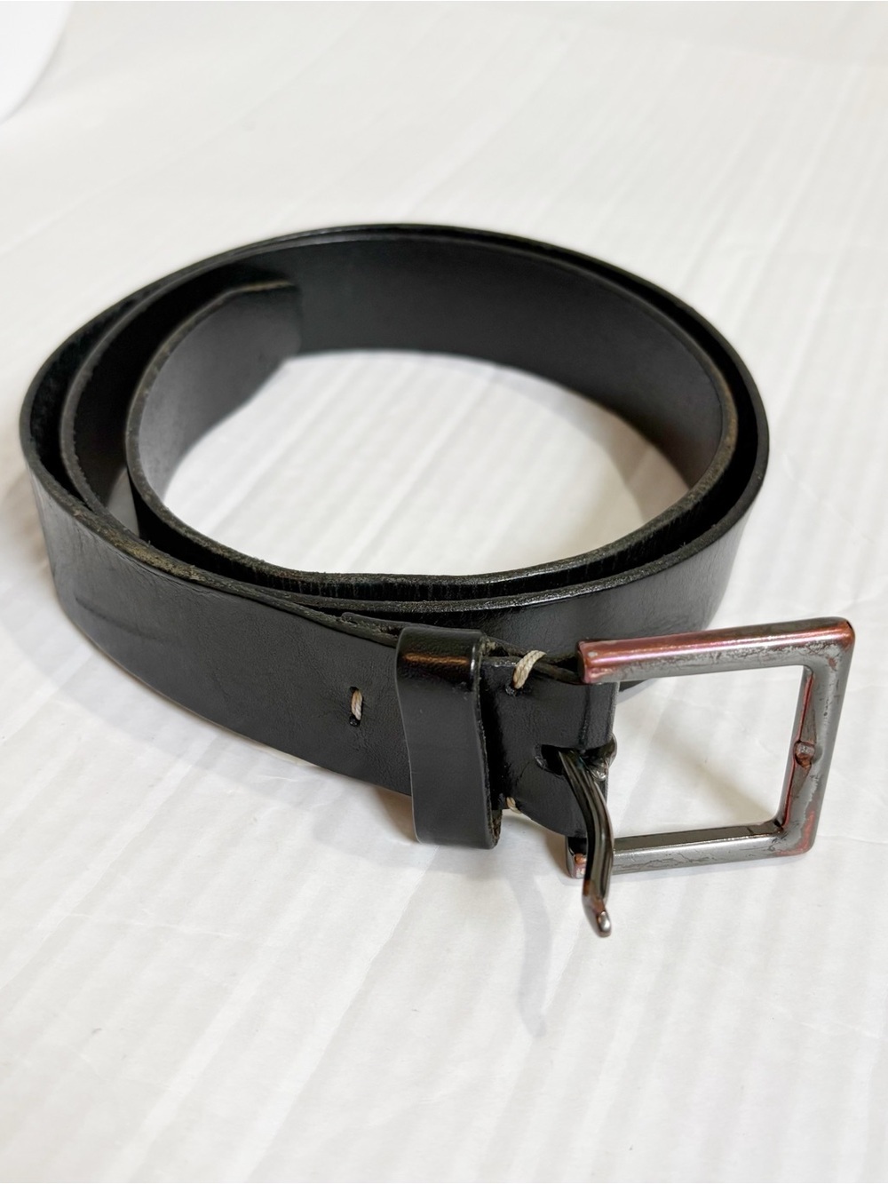 Banana Republic Men’s Black Leather Belt Size 36 Classic Work Wear Office